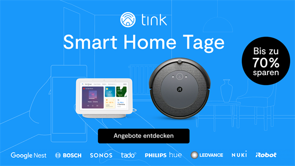 tink läutet mit der Smart Week und Top Deals bis -70% den Frühling ein.