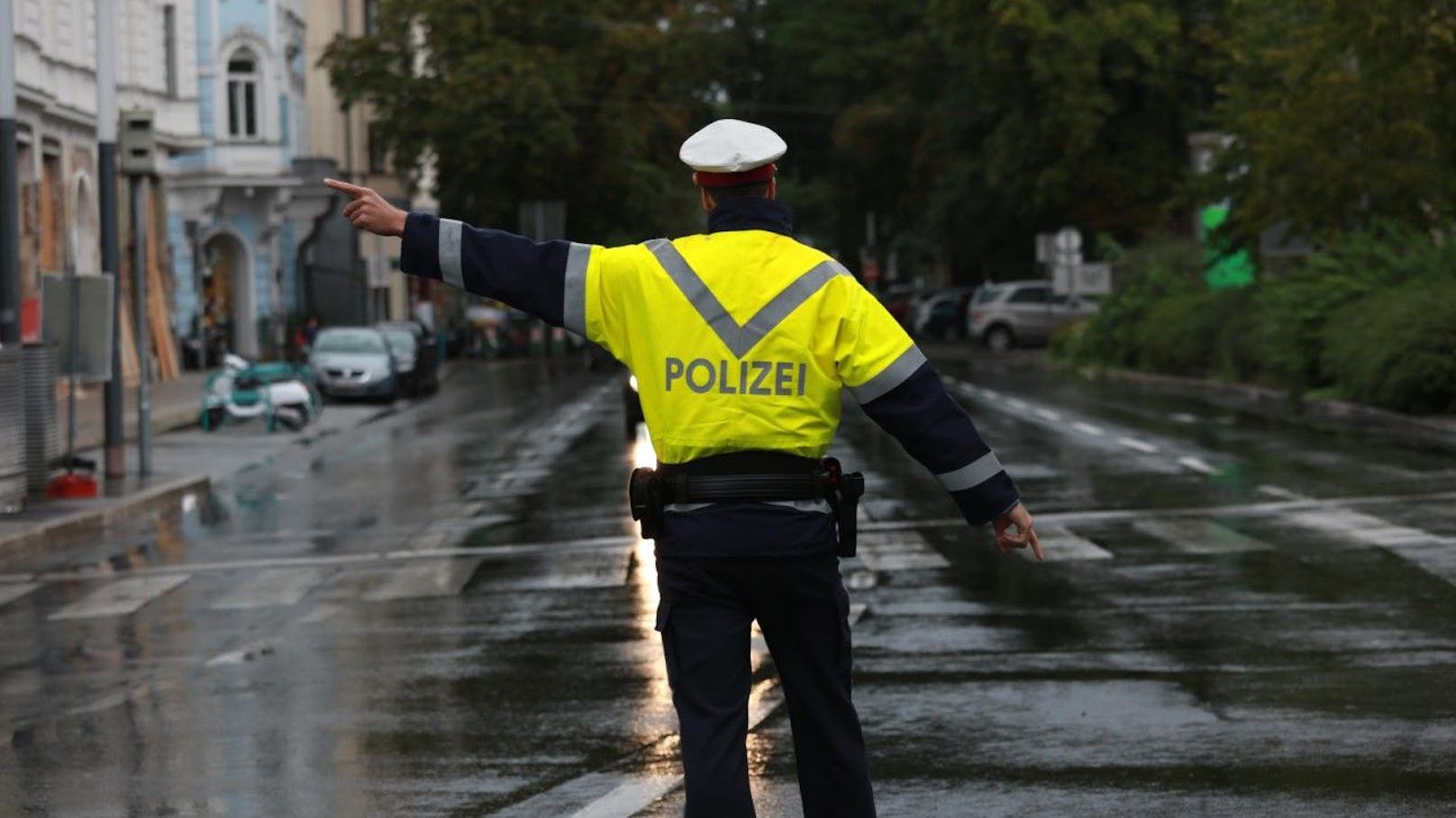 Polizei kontrolliert Lenker, wird zu Einbruch gerufen