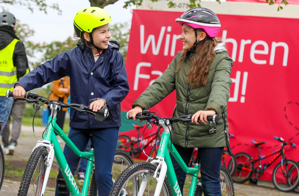 Ab März können wieder Radfahrkurse für Kids gebucht werden.