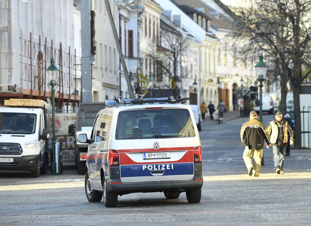 Die Polizei musste in der Eisenstädter Innenstadt ausrücken. Symbolbild. 