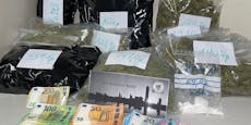 Dealer bunkern Drogen im Wert von 55.000 € in Wohnung