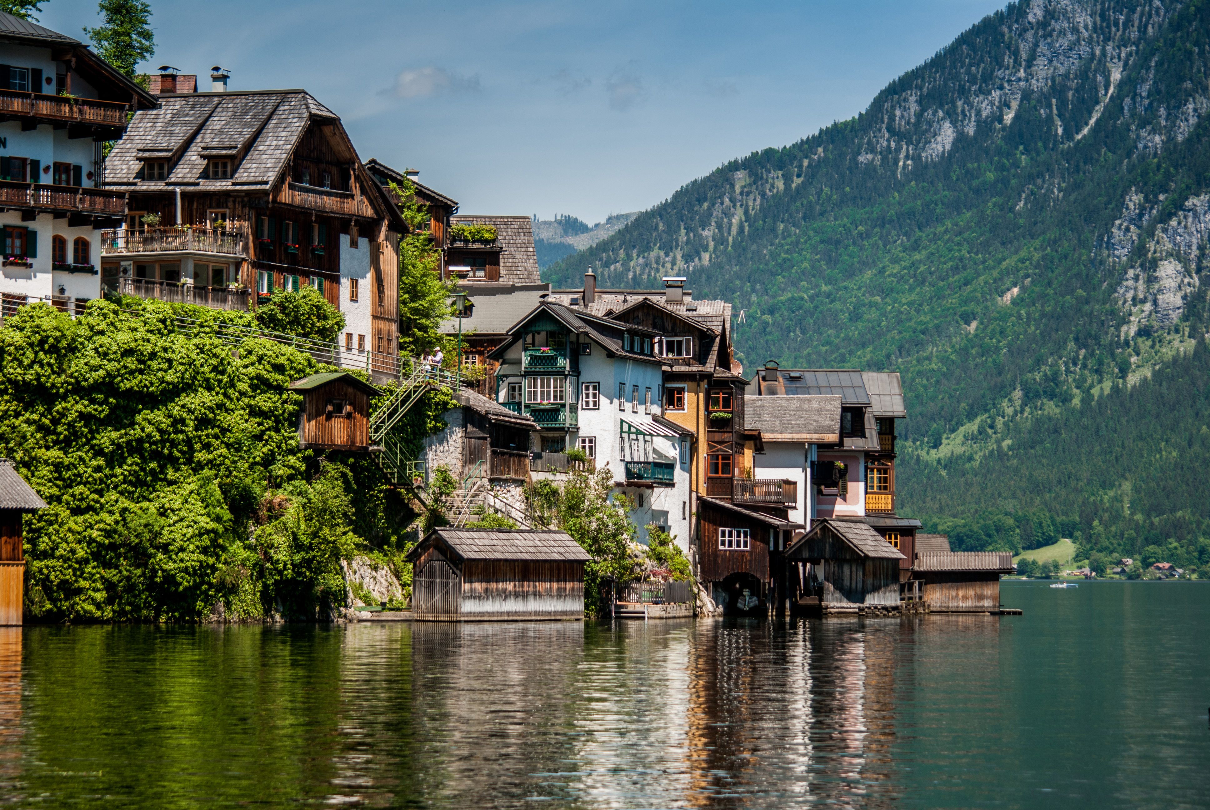 Houses of Halstatt town.