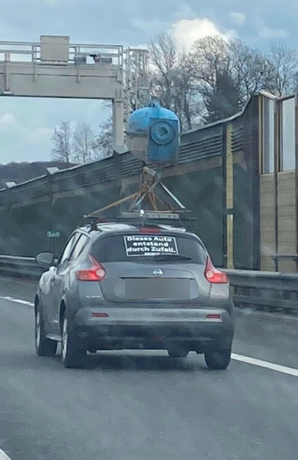 Auf der West Autobahn (A1) machte eine 