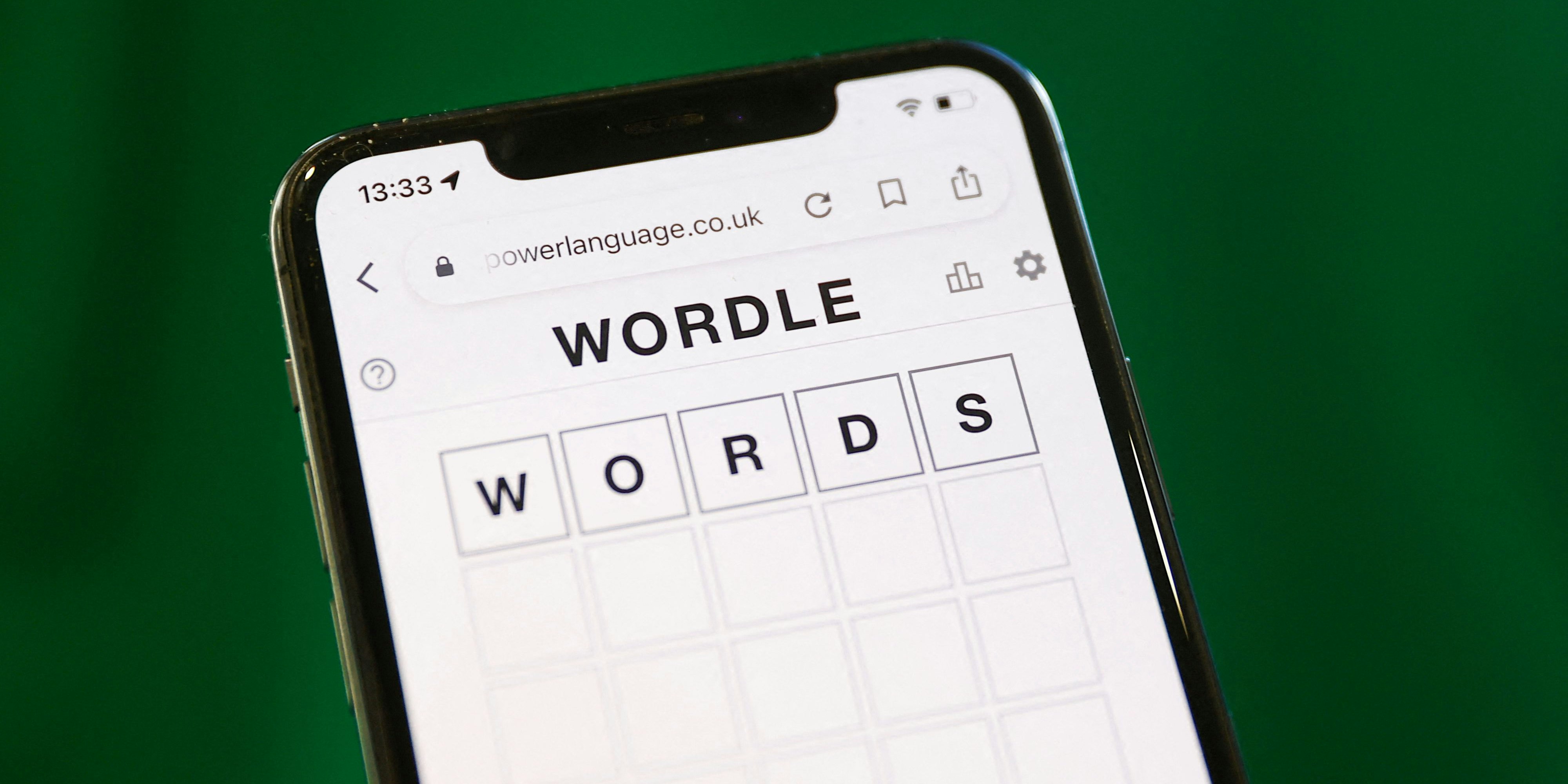 "Wordle" ist ein derzeit sehr beliebtes Online-Buchstabenratespiel.