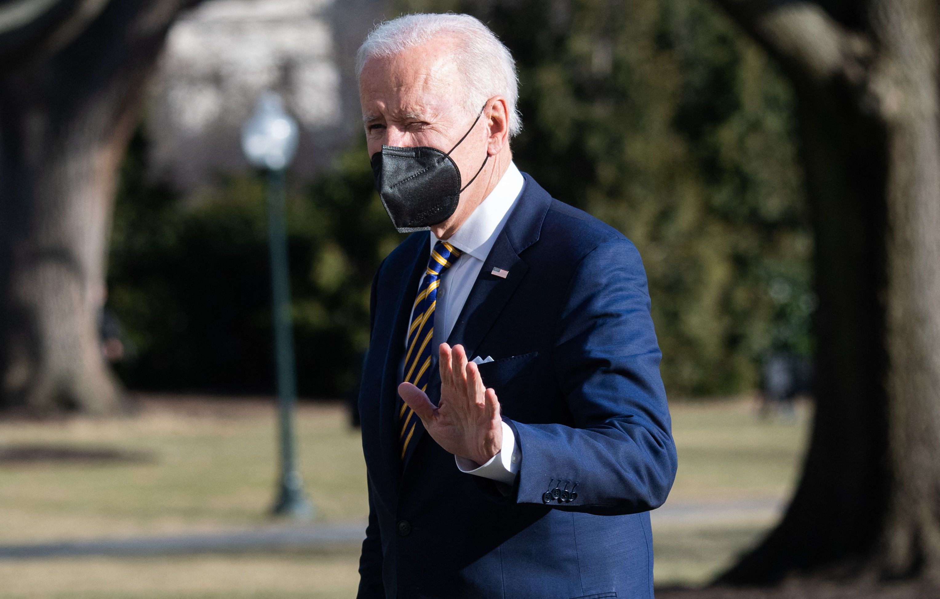 Joe Biden spricht im Konflikt mit Russland Klartext. 