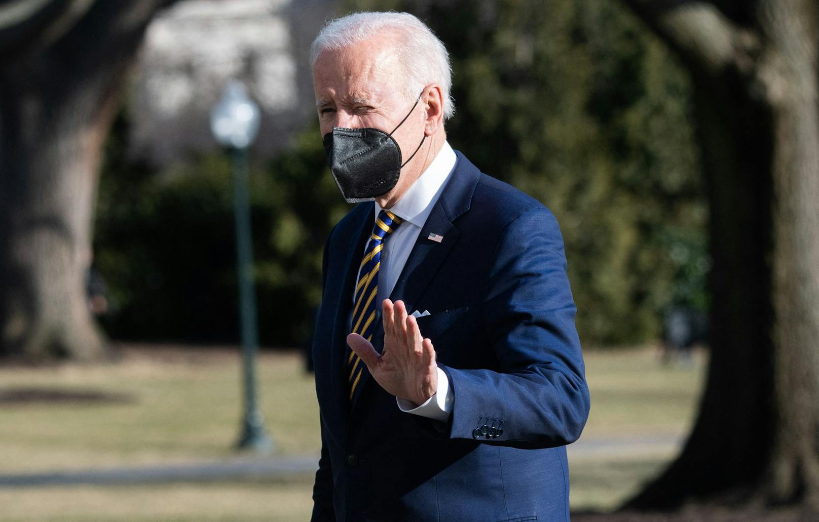 Joe Biden wurde positiv aus SARS-CoV-2 getestet. Archivbild.