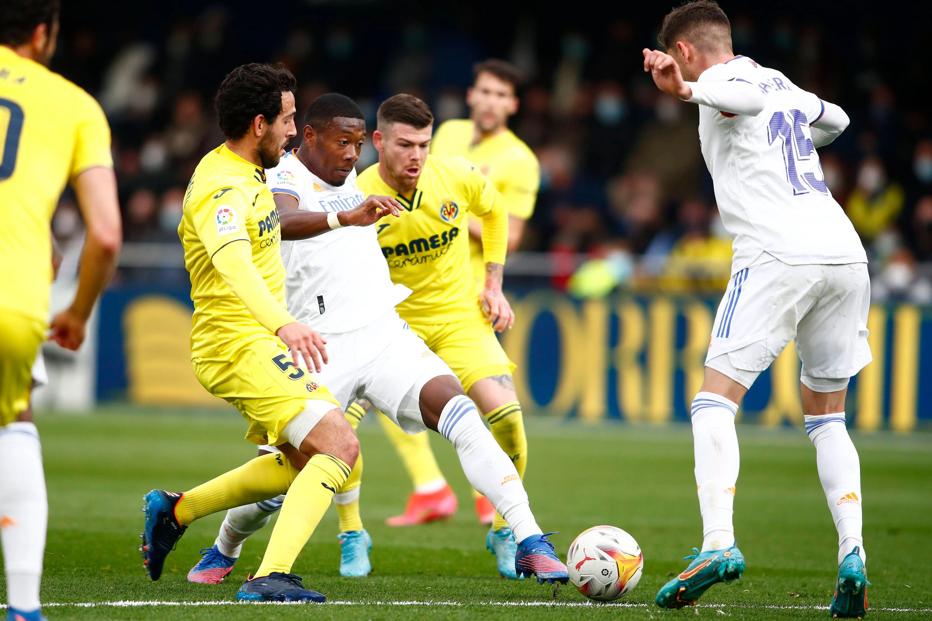 David Alaba hält gegen Villarreal hinten die Null.