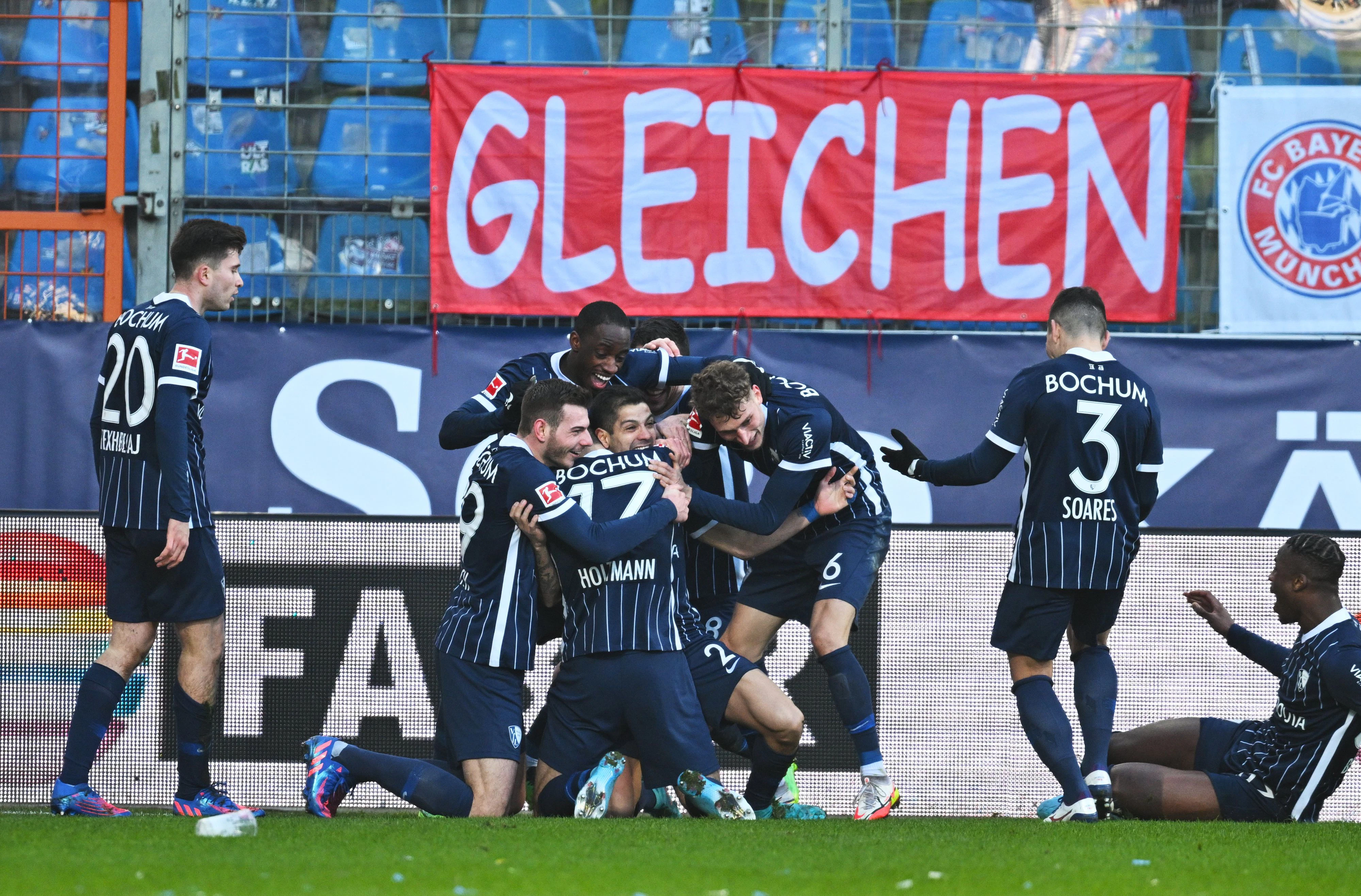 Bochum jubelt über die Sensation gegen die Bayern.