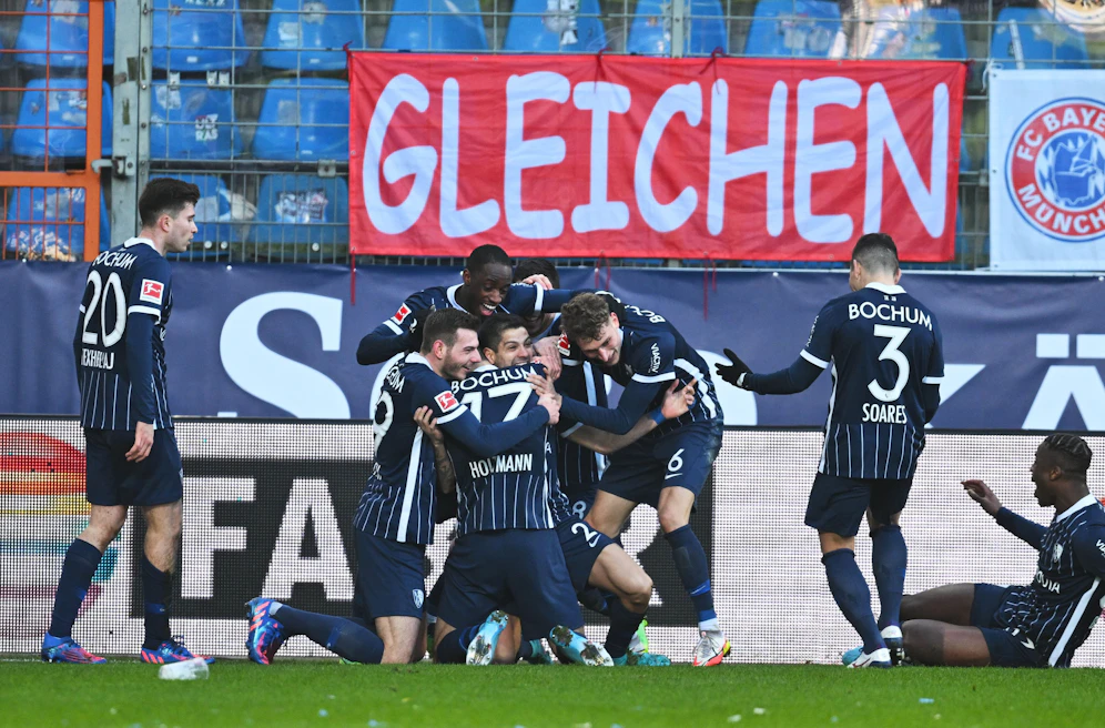 Bochum jubelt über die Sensation gegen die Bayern.