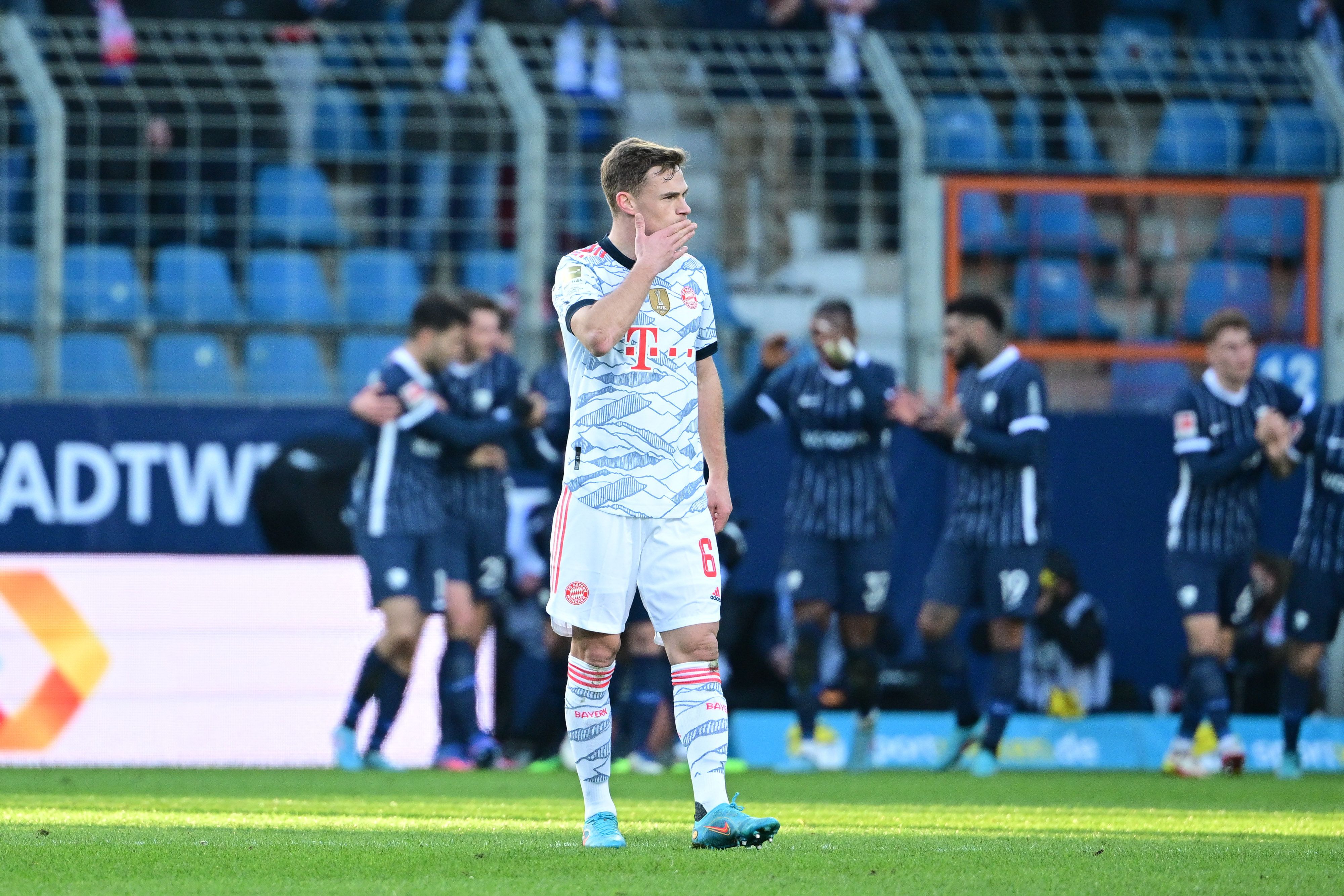 Joshua Kimmich schimpft nach dem 2:4 gegen Bochum über die Bayern-Darbietung.