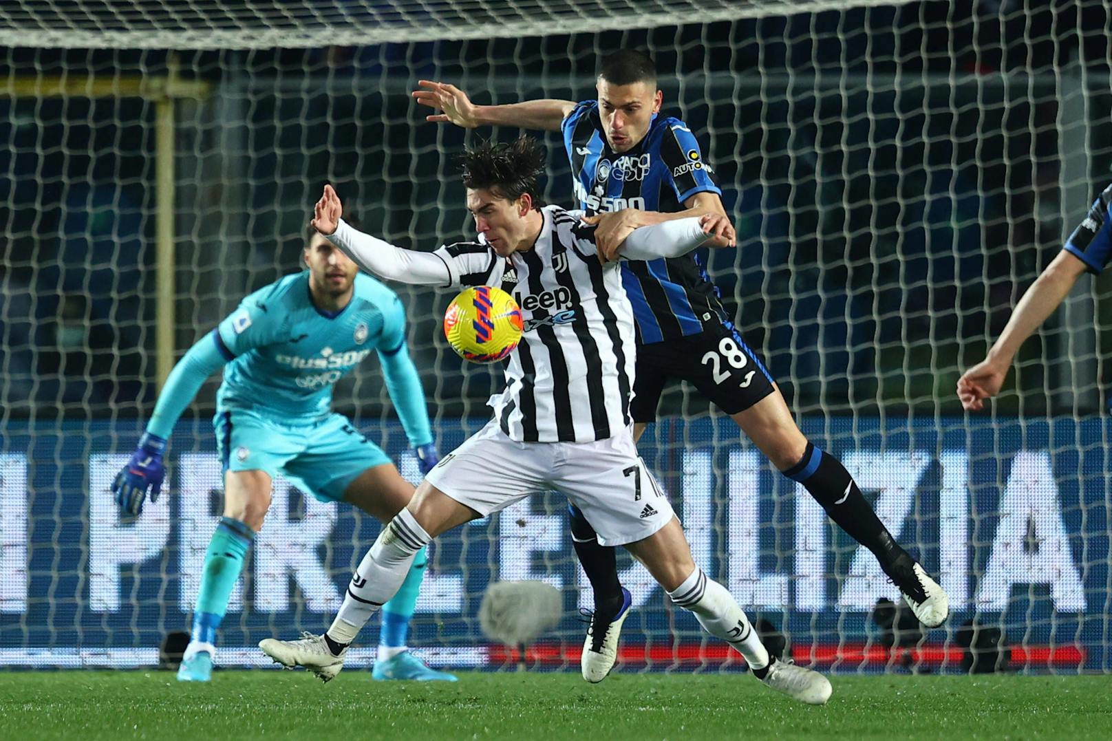 Atalanta gegen Juventus