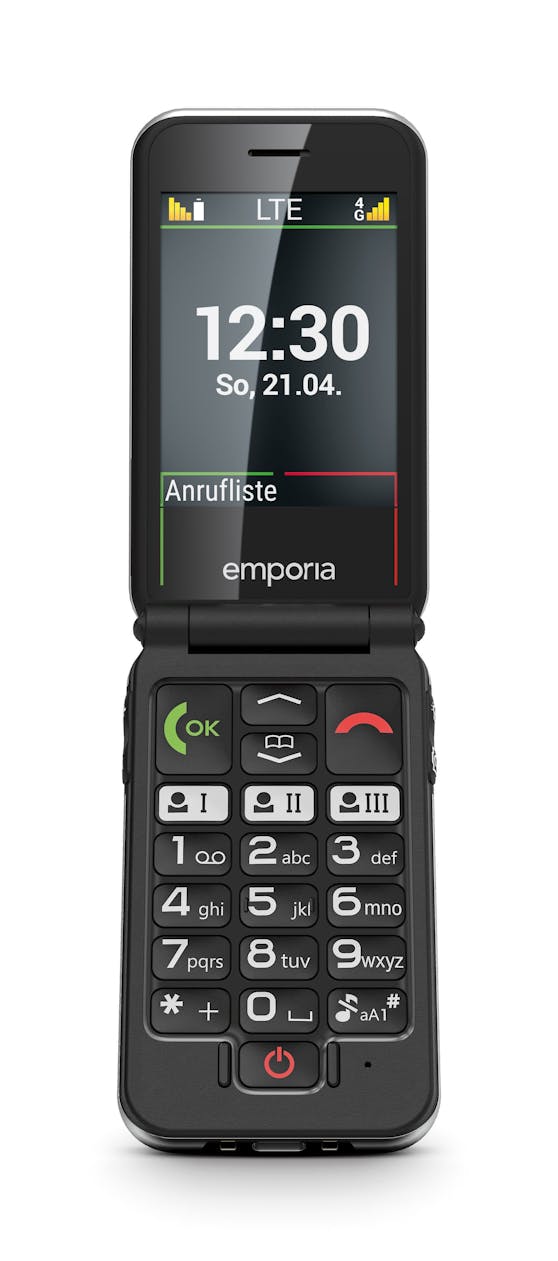 Das Seniorenhandy emporiaJOY mit VoLTE.
