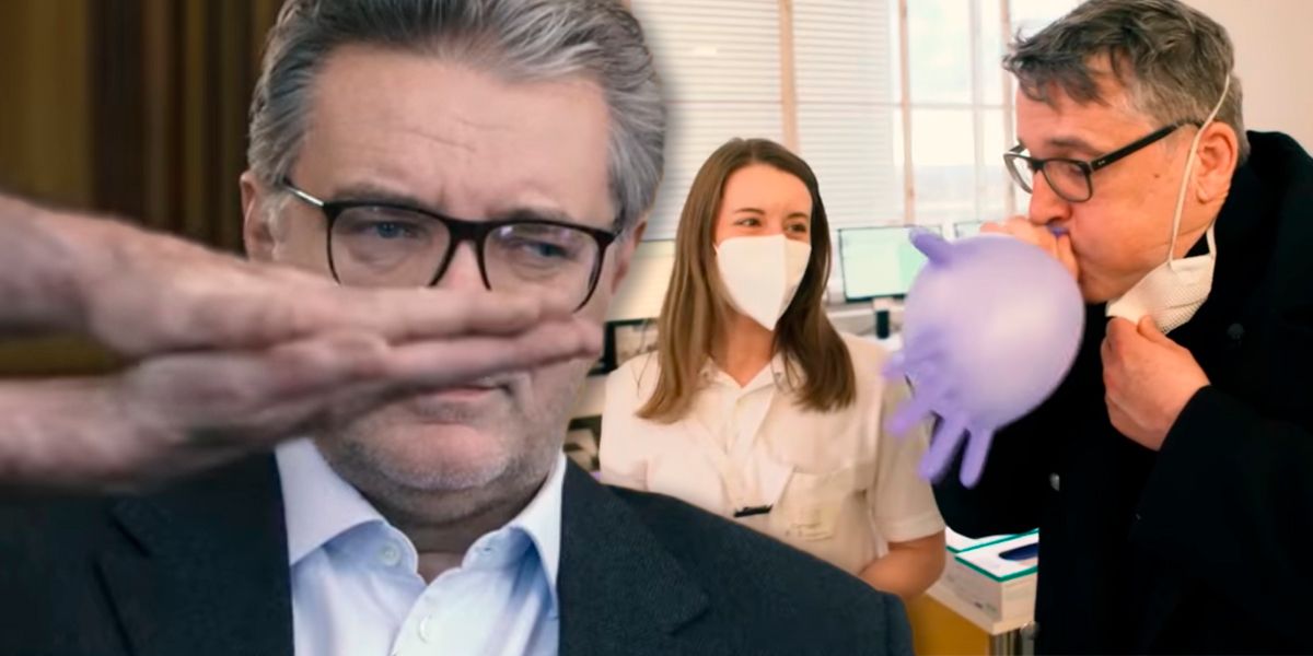 Hand vorm Kopf und Handschuh im Mund – ZDF-Reporter Kabelka stellt Wien auf den Kopf.