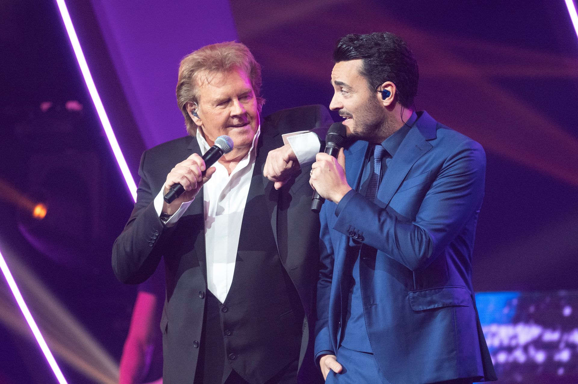 Bei <strong>Howard Carpendale</strong> tappte <strong>Giovanni Zarrella</strong> ins Fettnäpfchen