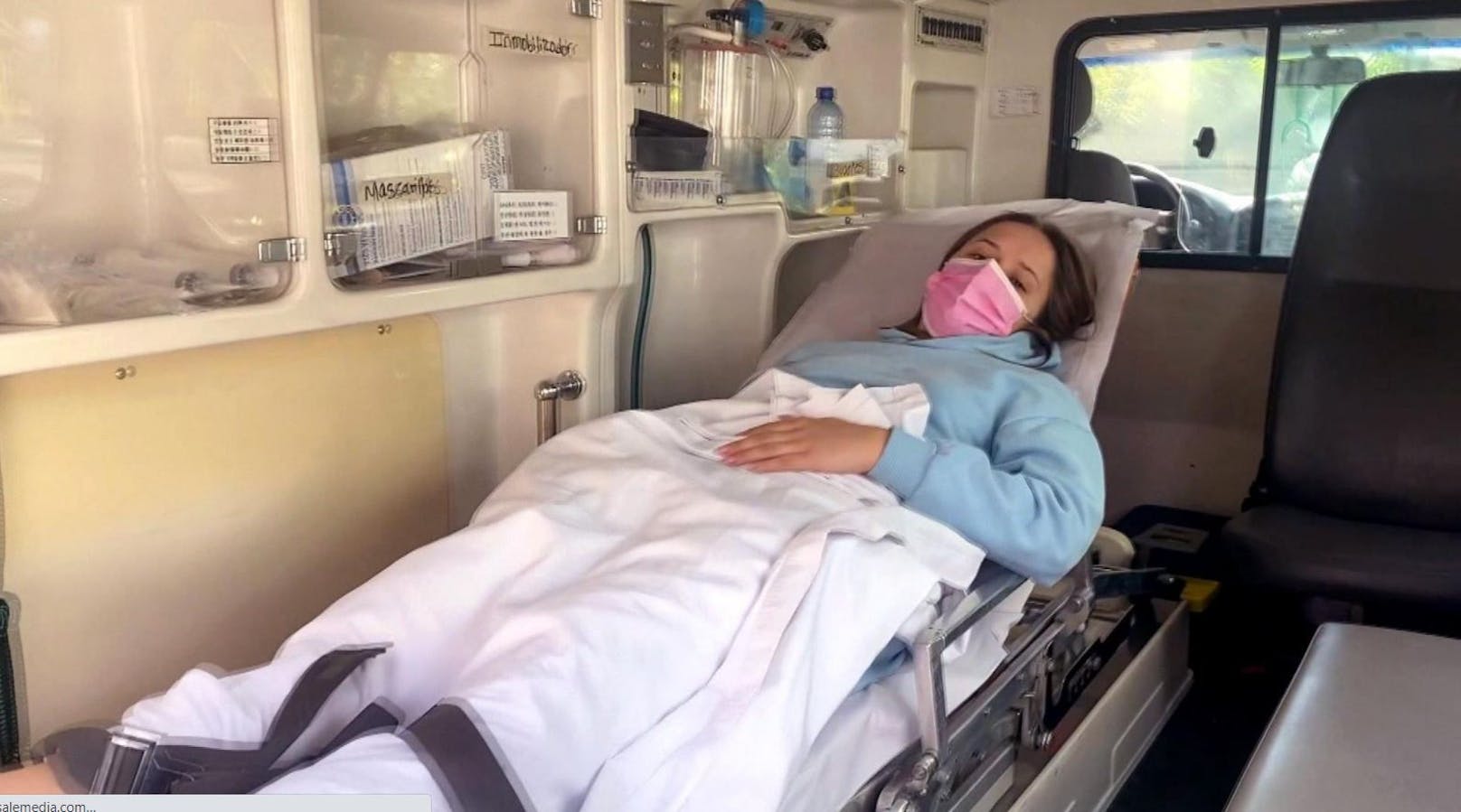 Davina Geiss wurde ins Krankenhaus eingeliefert.