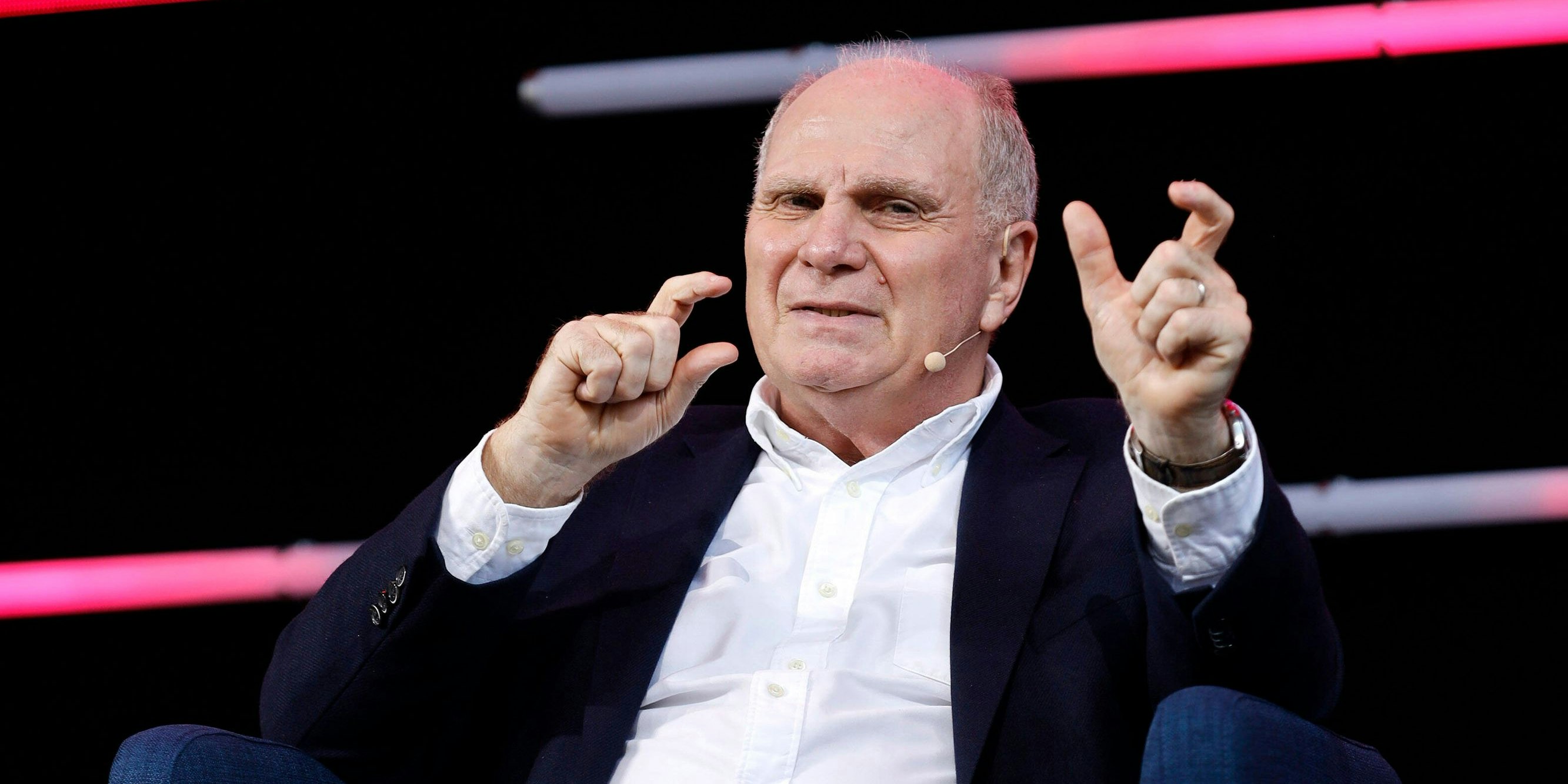 Uli Hoeneß spricht wie immer Klartext.