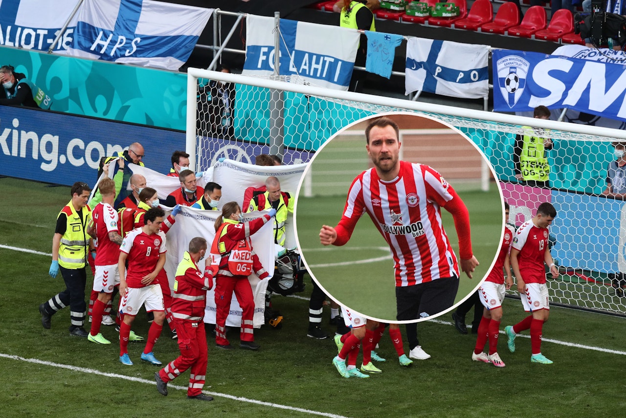 Heute.at - Däne Eriksen spielt erste Partie mit Defibrillator