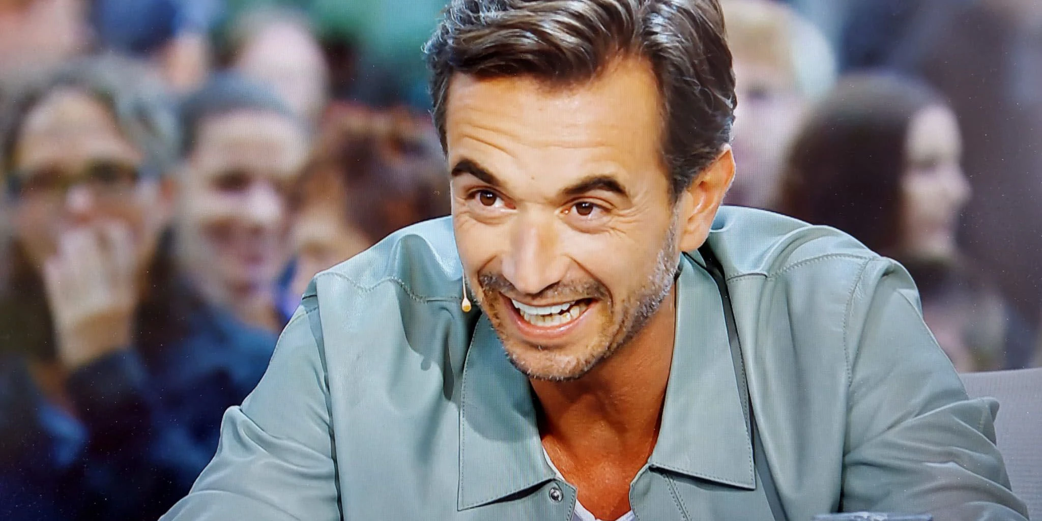 Florian Silbereisen kriegt sich vor lauter Lachen nicht mehr ein.