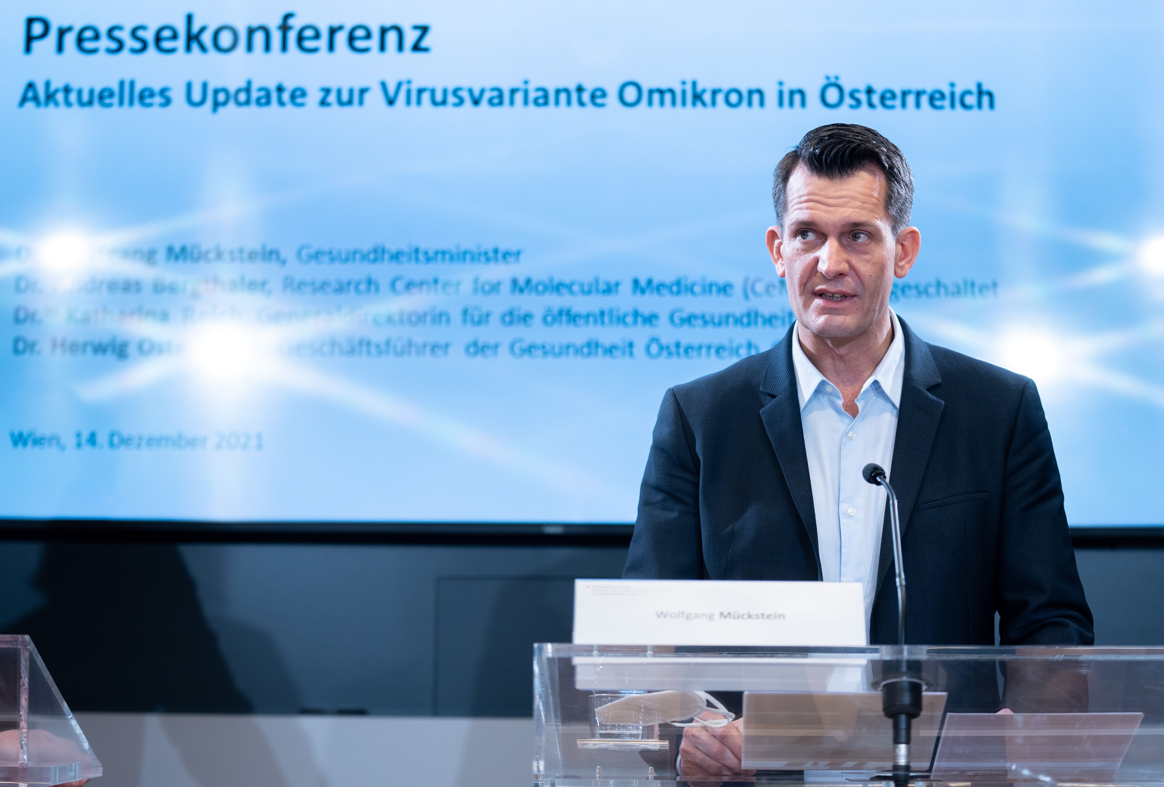 Gesundheitsminister Wolfgang Mückstein (Grüne).