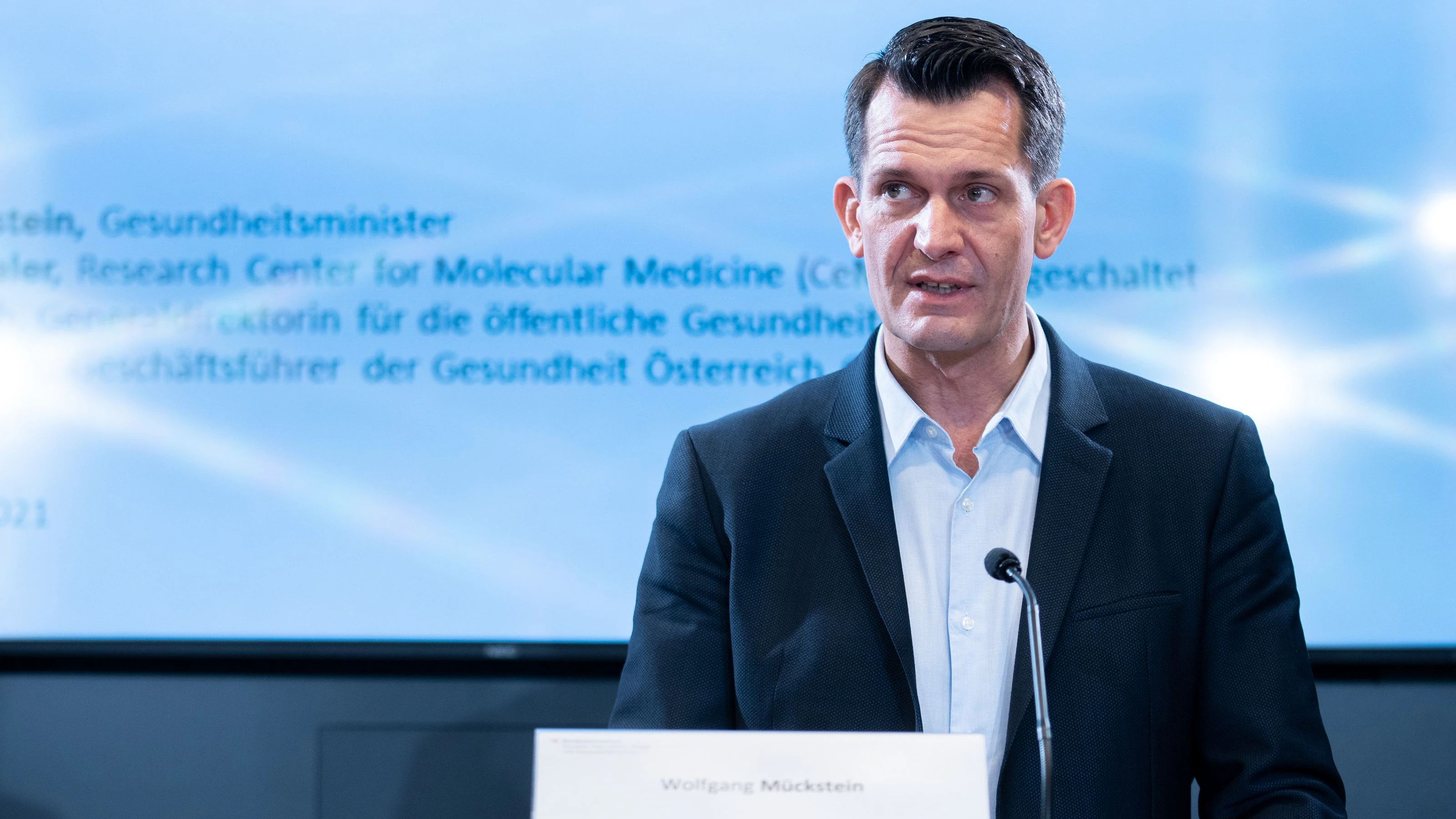 Gesundheitsminister Wolfgang Mückstein (Grüne).