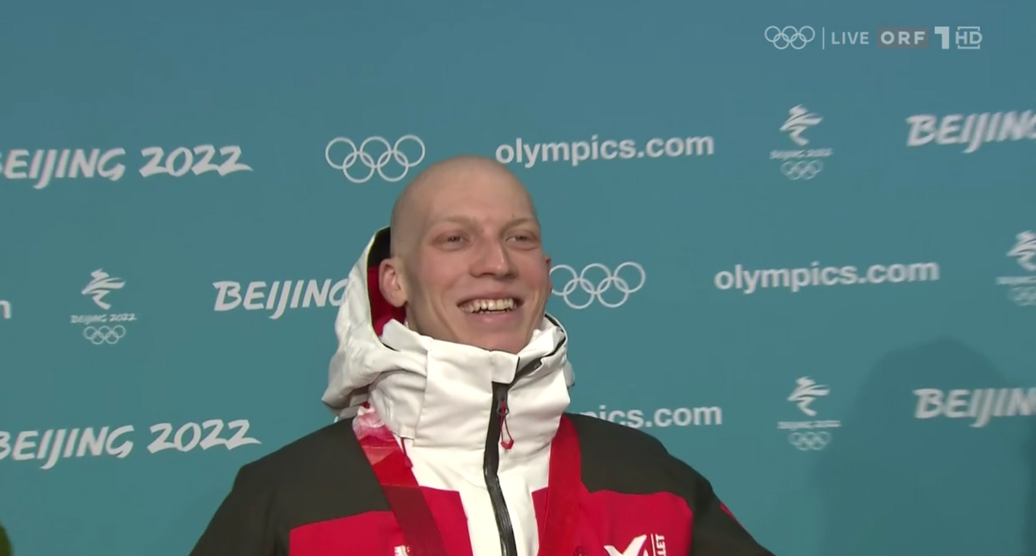 Jan Hörl mit der Gold-Frisur.