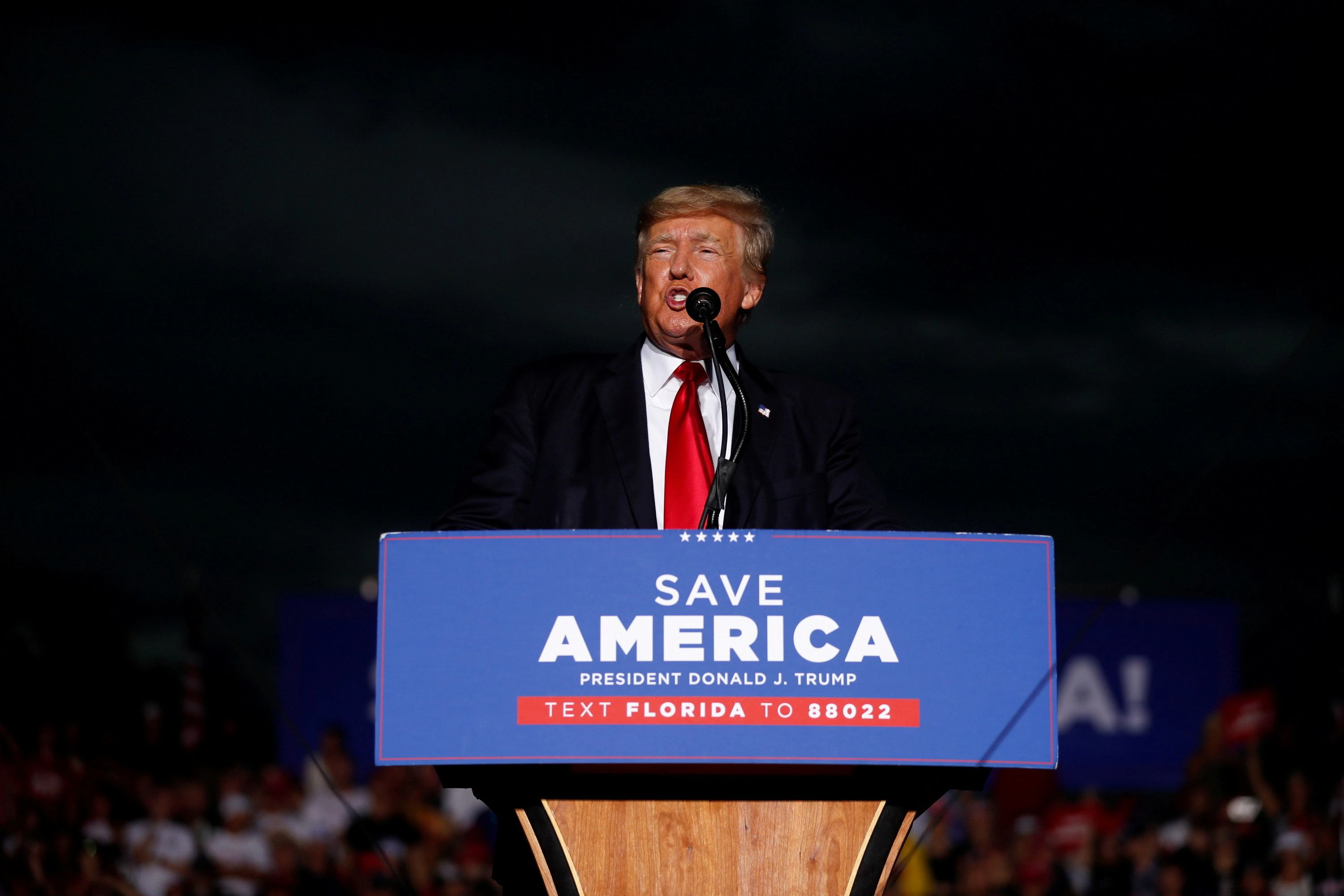 Die New Yorker Staatsanwaltschaft wirft seinem Firmenimperium betrügerische Geschäftspraktiken vor: Donald Trump. (Archivbild)