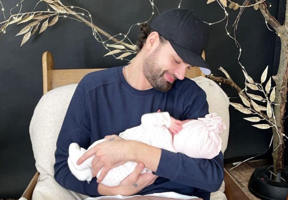 Jimi Blue mit seiner Tochter Snow Elanie