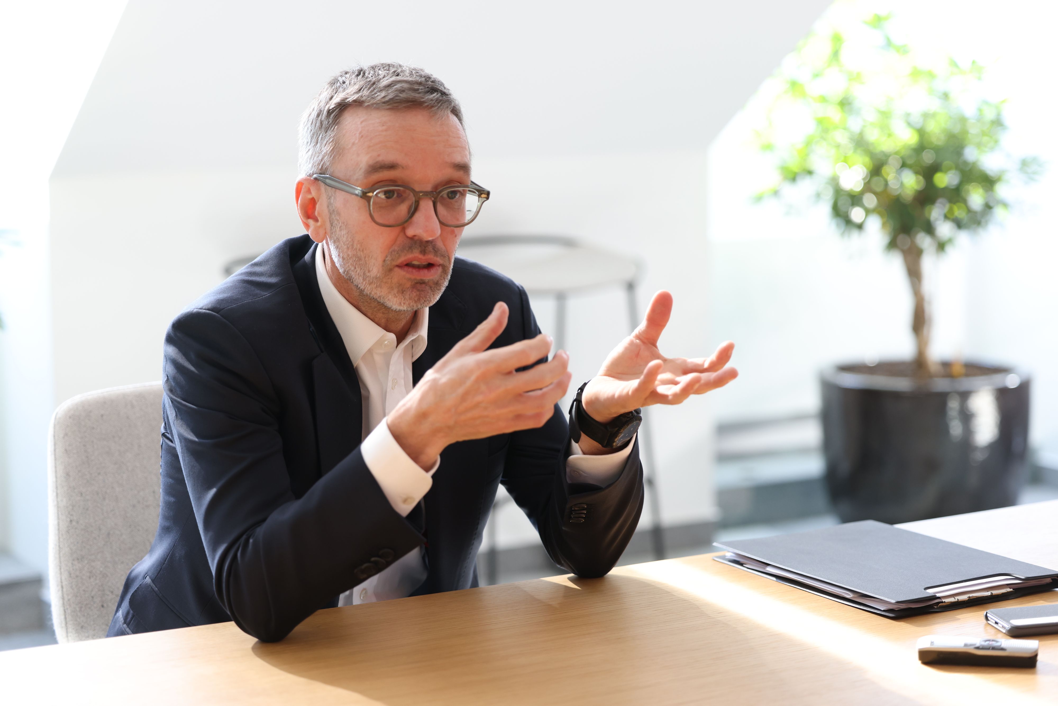 Herbert Kickl zu Besuch in der 