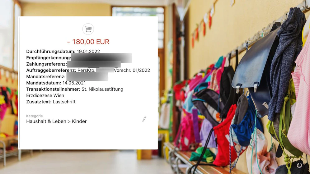 Obwohl ihre Tochter fast gar nicht in den Kindergarten gehen konnte, wurden der Wienerin 180 Euro abgezogen. 