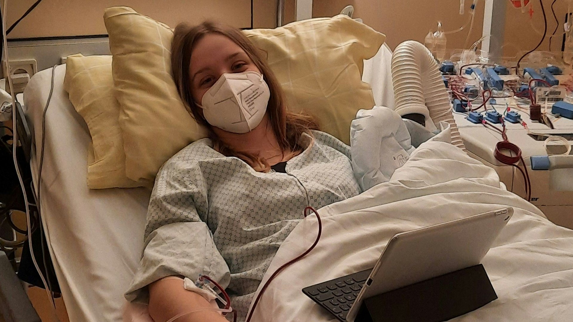 Marlen (20) gibt einer US-Amerikanerin heue Lebenshoffnung.