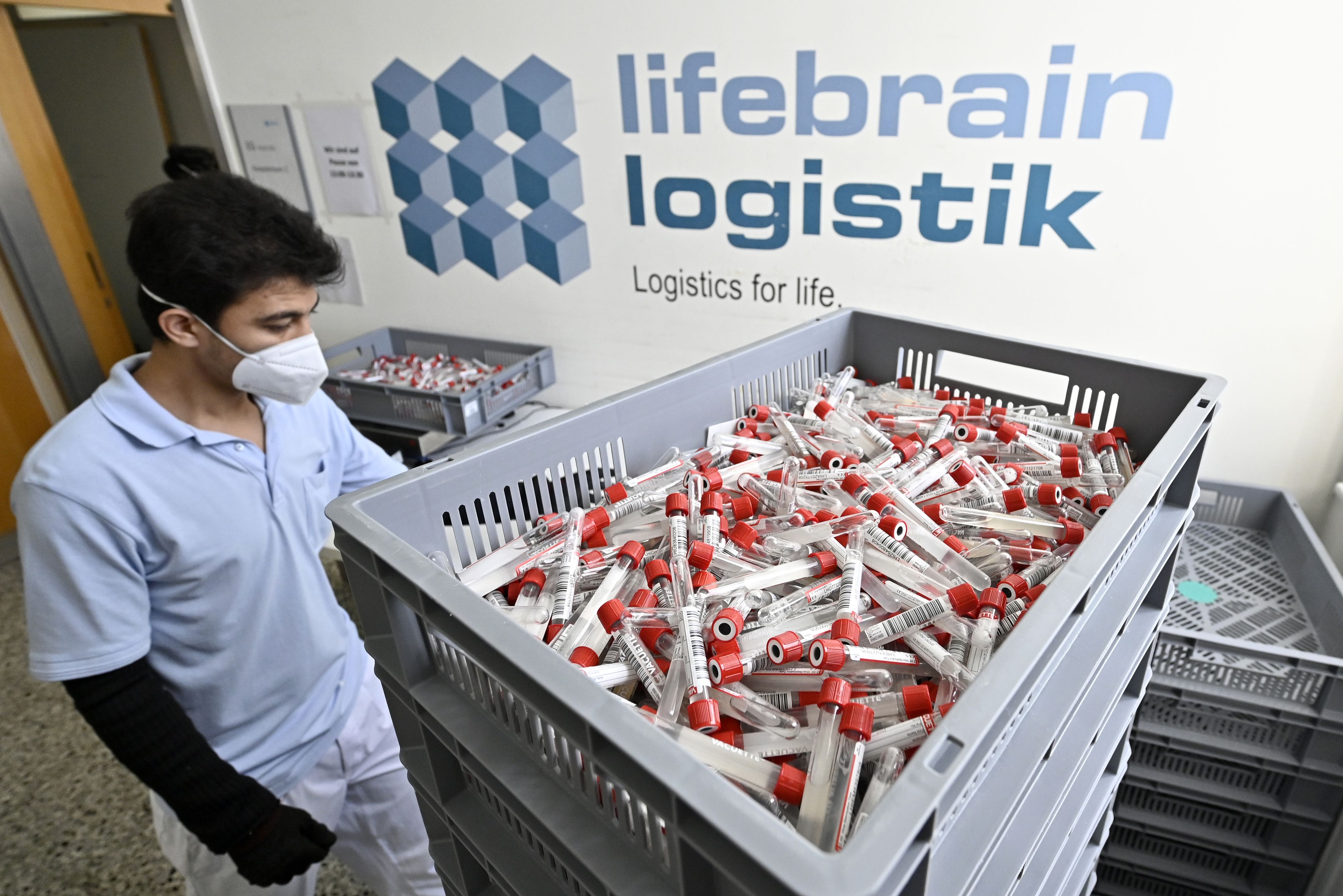 Der Laboranbieter Lifebrain am Standort in der Klinik Wien-Penzing wertet die PCR-Tests des 