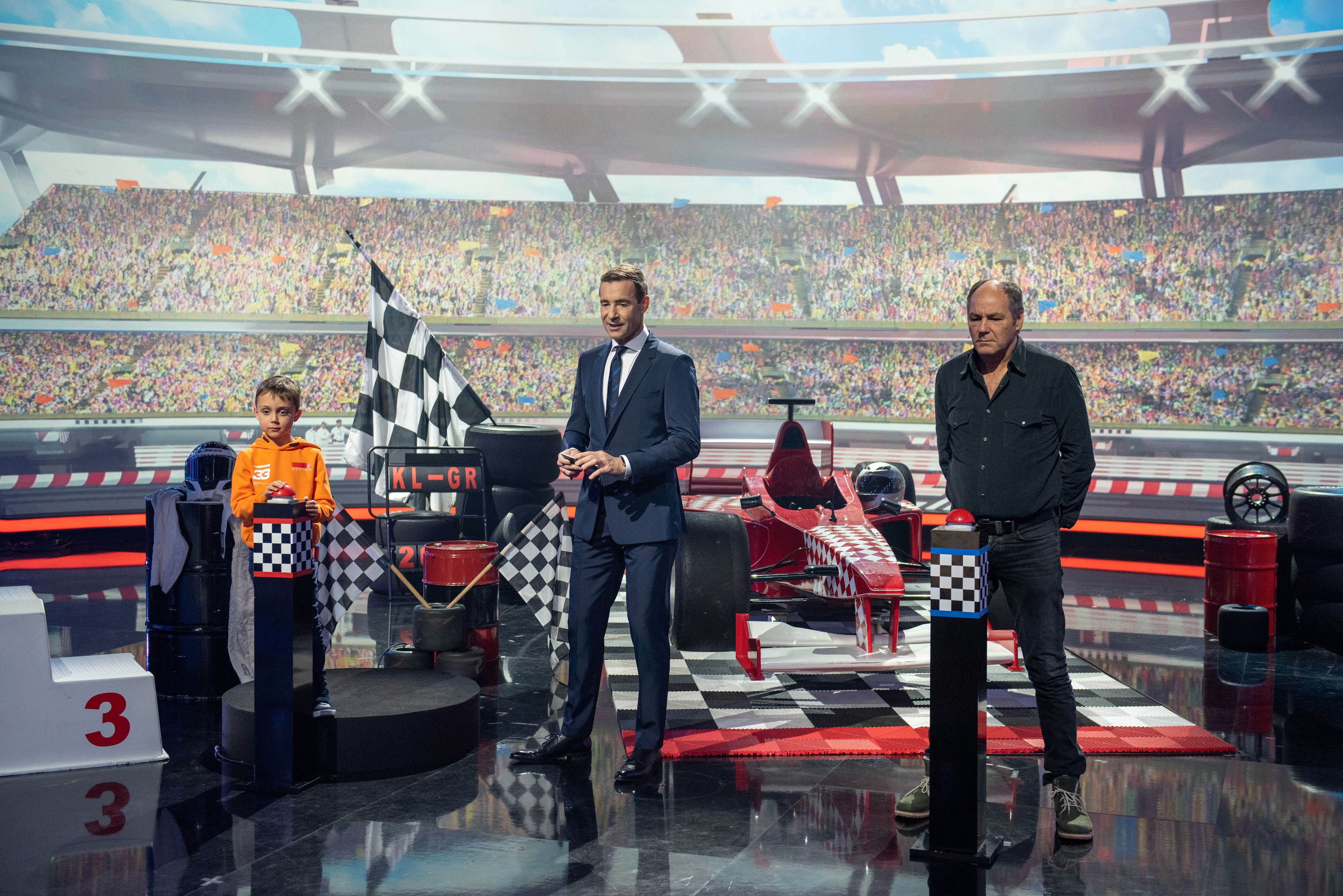 Laurin, Kai Pflaume, Gerhard Berger