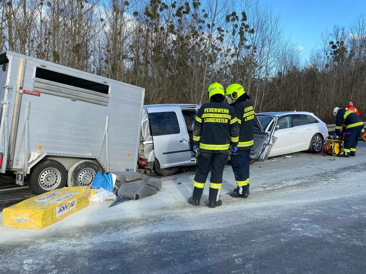 In Luftenberg kam es zu einem schweren Verkehrsunfall mit einem Todesopfer.