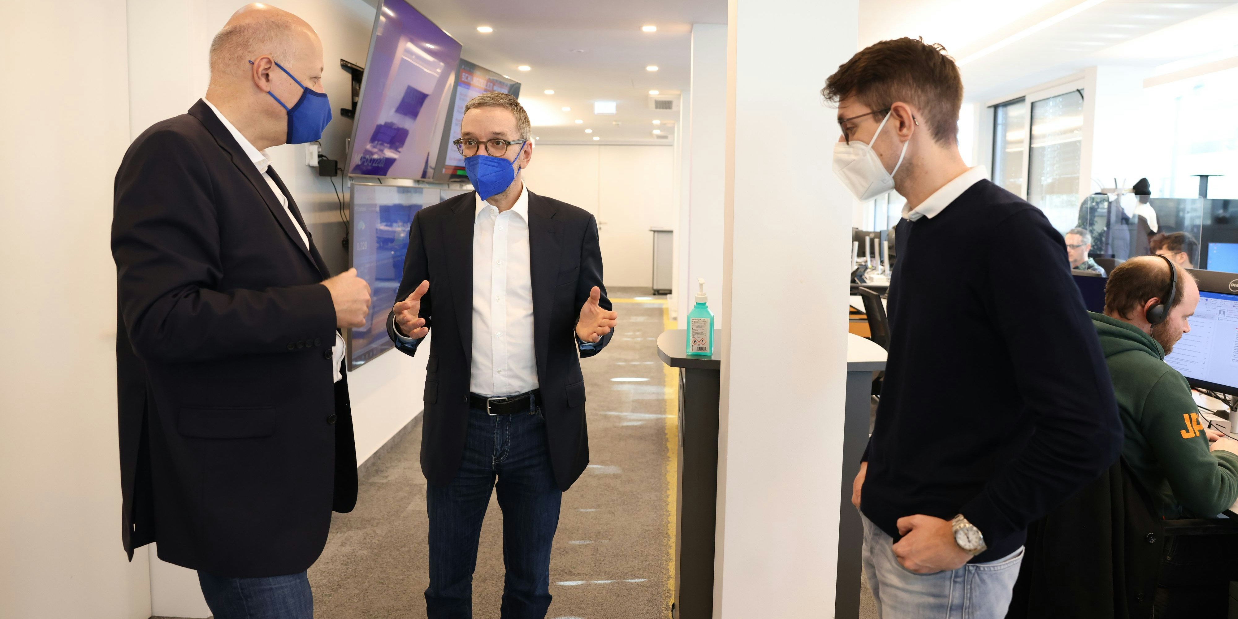 Herbert Kickl beim Besuch in der "Heute"-Redaktion. Der 53-Jährige war von Dezember 2017 bis Mai 2019 Innenminister, seit 19. Juni 2021 ist er Bundesparteiobmann der FPÖ.
