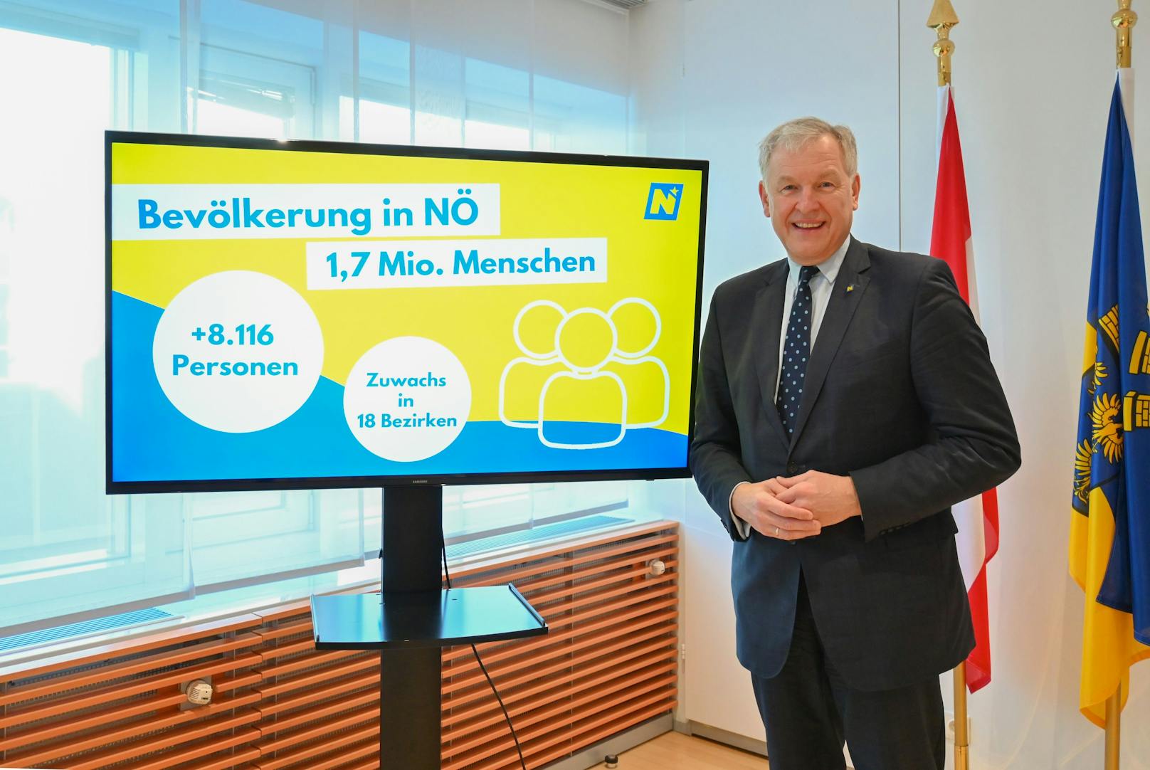 Martin Eichtinger: 1,7 Mio. Niederösterreicher