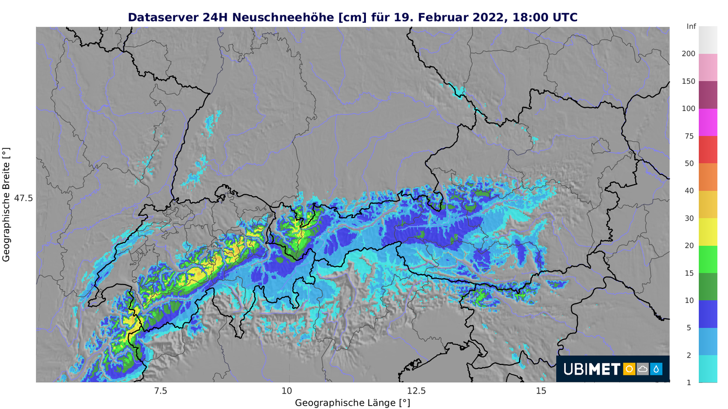Neuschnee von Freitag bis Samstag