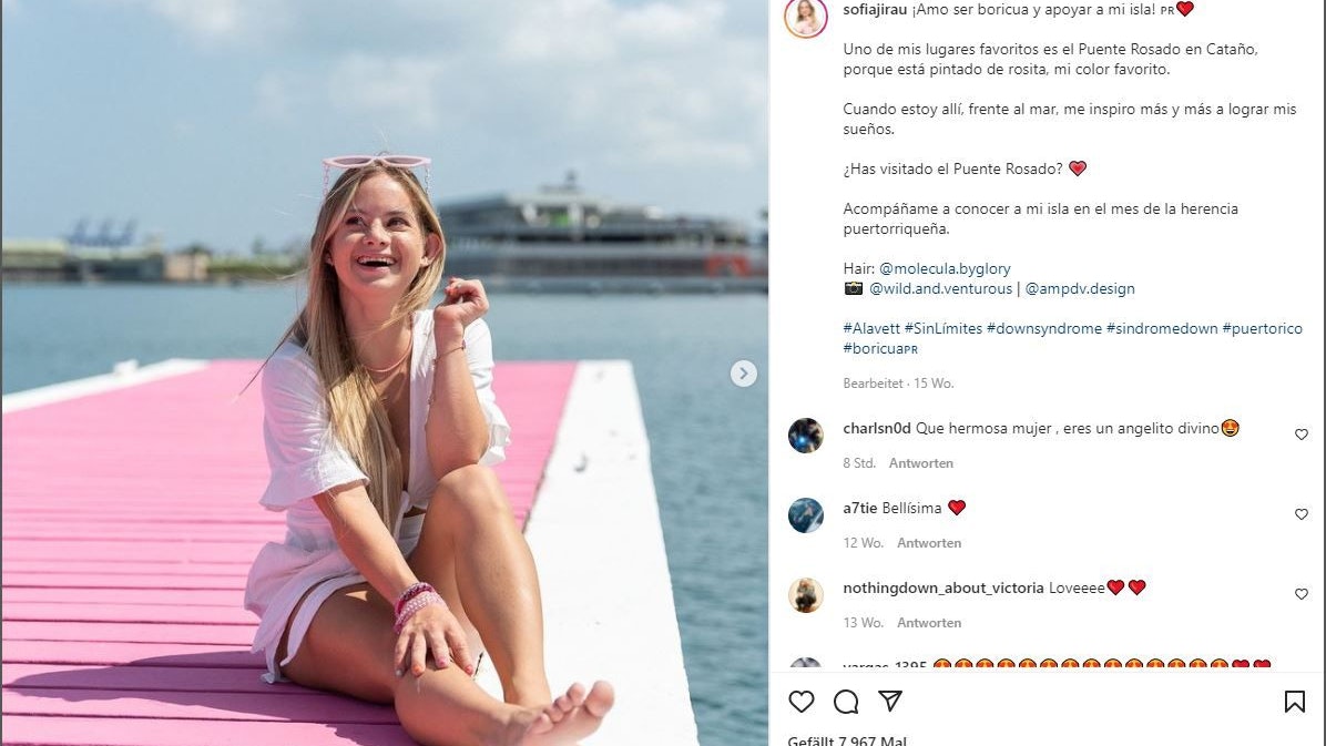 Heute.at - Model aus Puerto Rico ist erster Engel mit Down-Syndrom