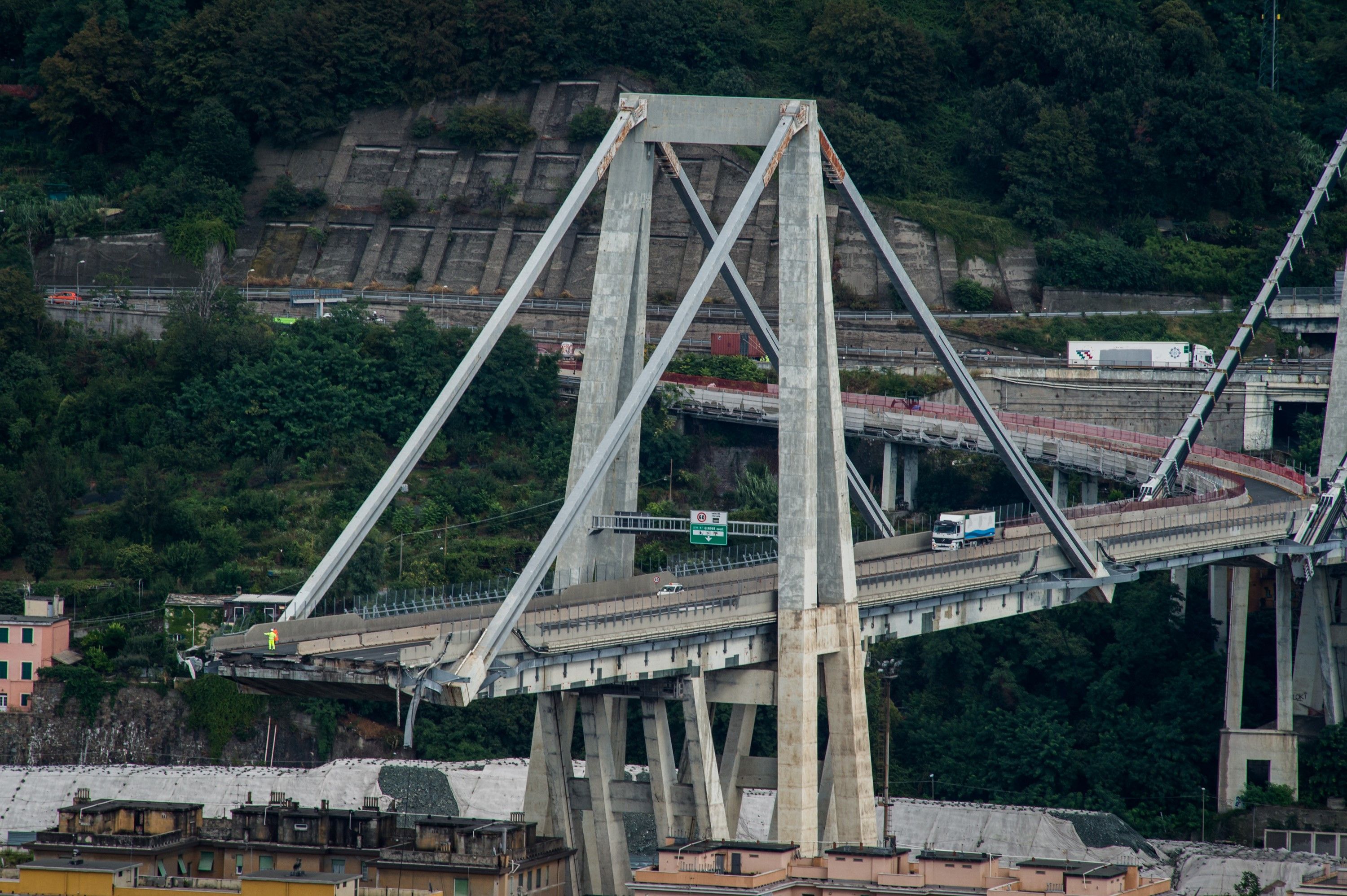Beim Einsturz einer Autobahnbrücke 2018 in Genua kamen 43 Menschen ums Leben.