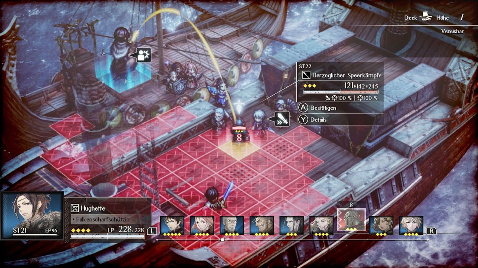 In "Triangle Strategy" übernehmen Spieler das Kommando über eine Gruppe von Kämpfern, deren Entscheidungen das Schicksal ...