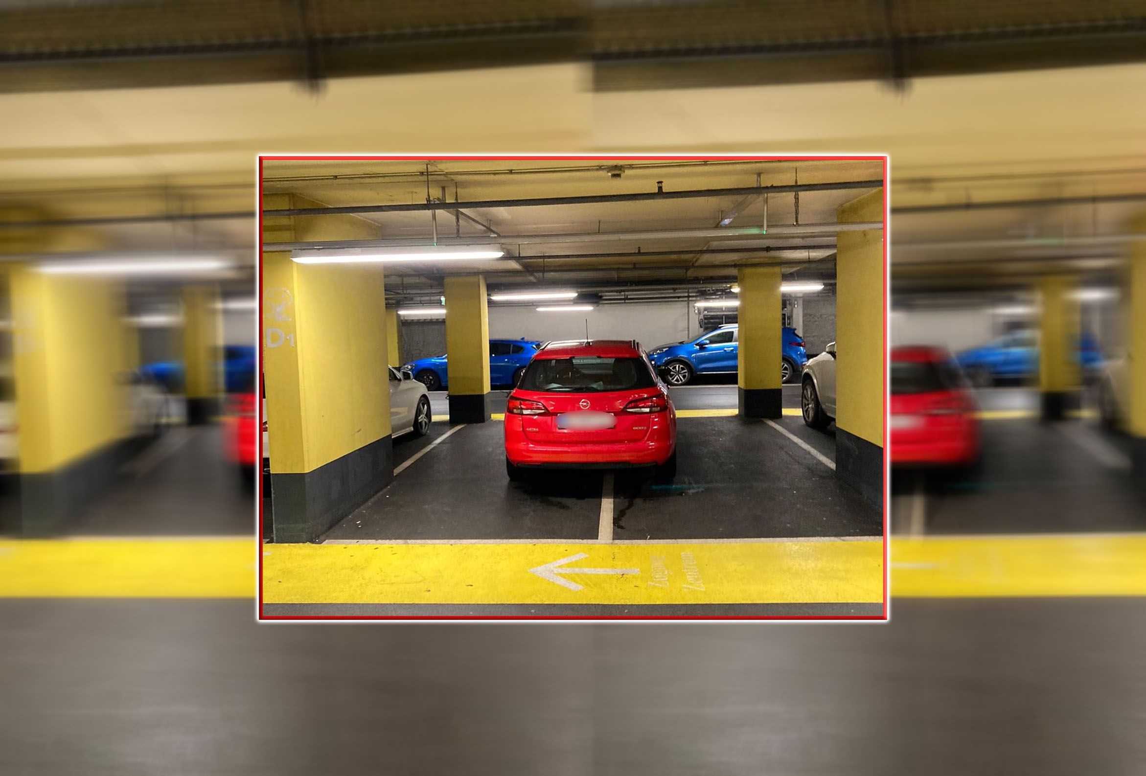 Park-Rowdy in Shopping-Garage sorgt für Lacher