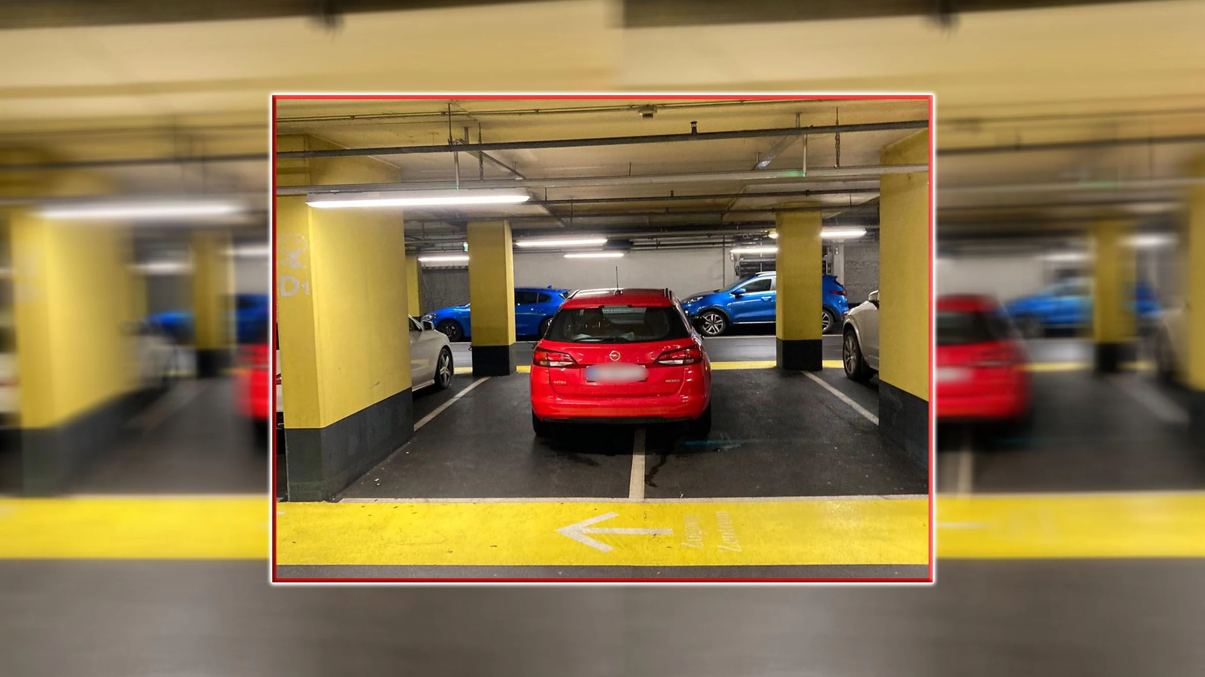 Park-Rowdy in Shopping-Garage sorgt für Lacher