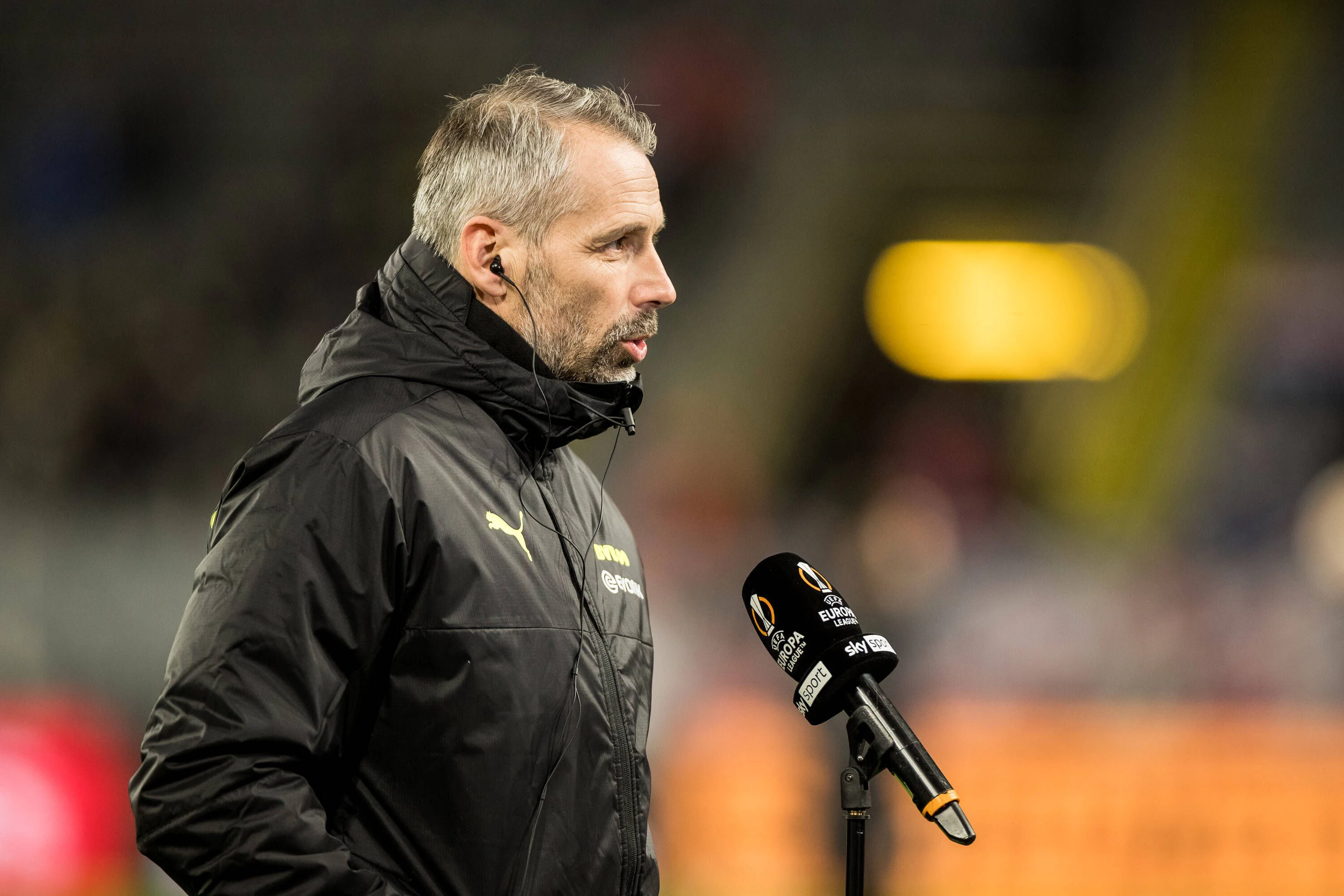 Nach der Pleite gegen die Rangers gab es eine Krisensitzung mit Coach Marco Rose. 
