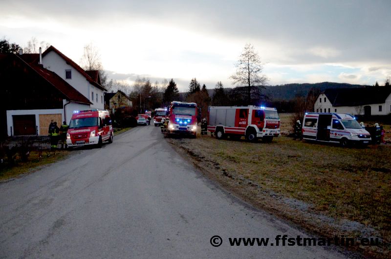 Die Freiwilligen der Feuerwehr St. Martin unterstützten bei den Reanimationsversuchen.