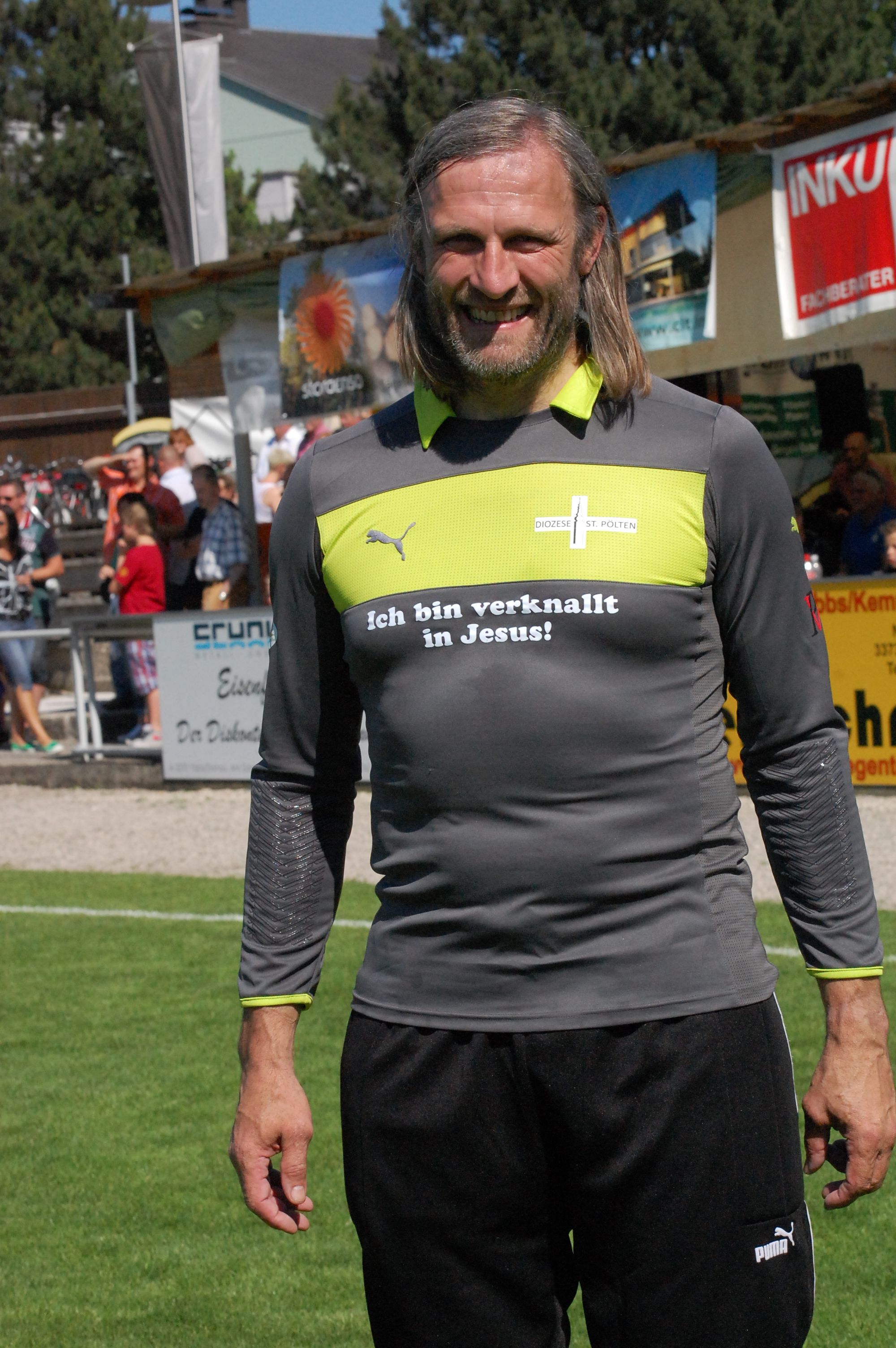 Hans Wurzer in Aktion.