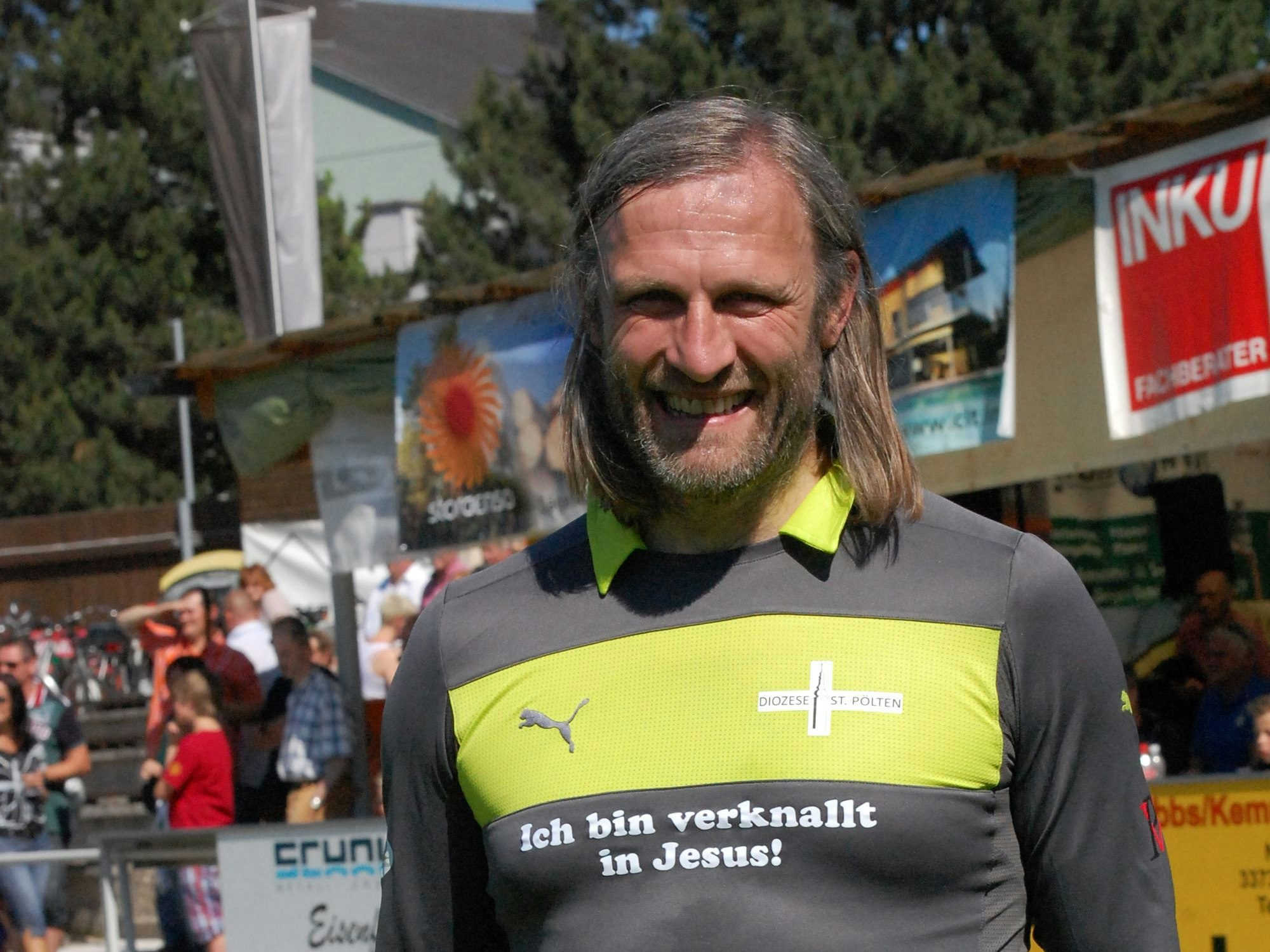 Hans Wurzer in Aktion.