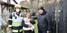 17 Feuerwehrleute retteten Kater "Mucki" aus Schacht