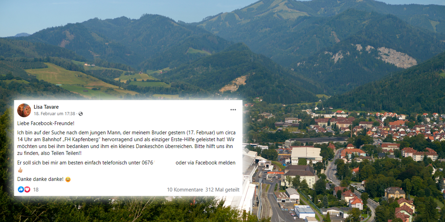 Via Facebook sucht Lisa nach dem hilfsbereiten Jugendlichen.