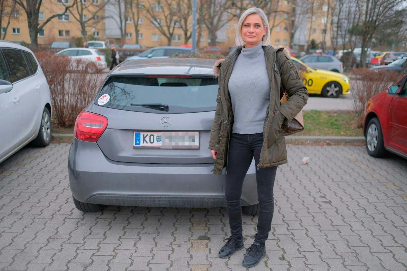 Katja (45) pendelt aus dem Bezirk Korneuburg nach Wien.