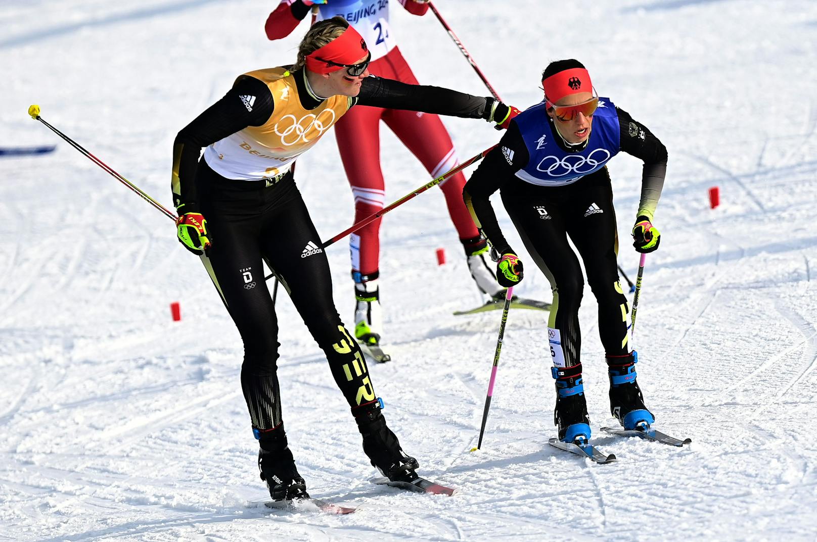 Sensationssieger Victoria Karl und Katharina Henning
