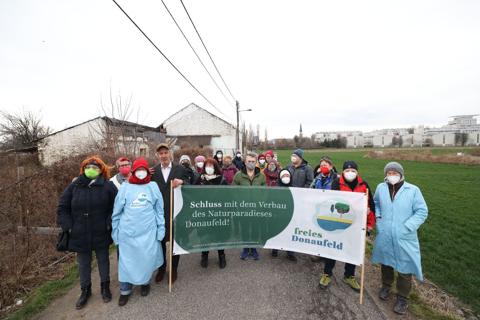Protestaktion der&nbsp;Bürgerinitiative 